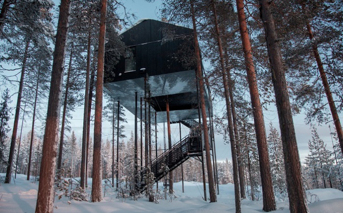 Удивительный “парящий лесной отель” из Швеции | ТЕХНОЛОГИИ, ИНЖИНИРИНГ .