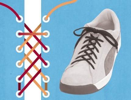 15 креативных вариантов шнуровки обуви