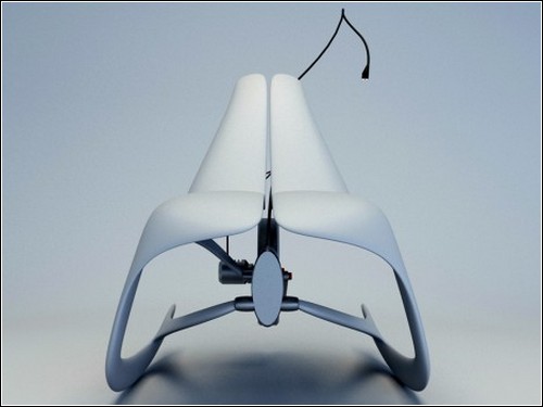 Неординарный дизайн для кресла-качалки.