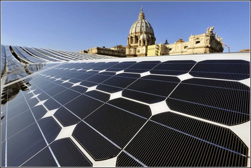 Ватикан – лидер солнечной энергетики.