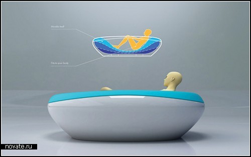 Концепт Breathing Bathtub от дизайнера Ли Кси (Li Xi)