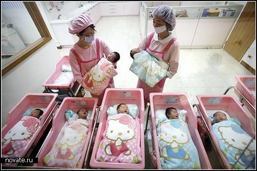 Родильный дом Hau Sheng Hospital в стиле Hello Kitty!