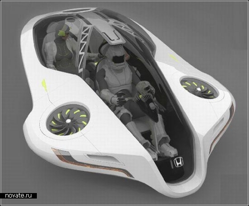 Автомобиль-самолет будущего Honda Fuzo
