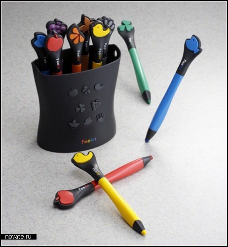 Touch the Color. Набор карандашей для детей, утративших зрение