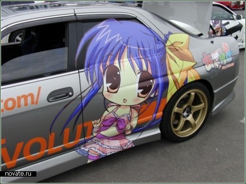 Японские машины в стиле аниме