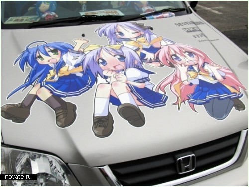 Японские машины в стиле аниме
