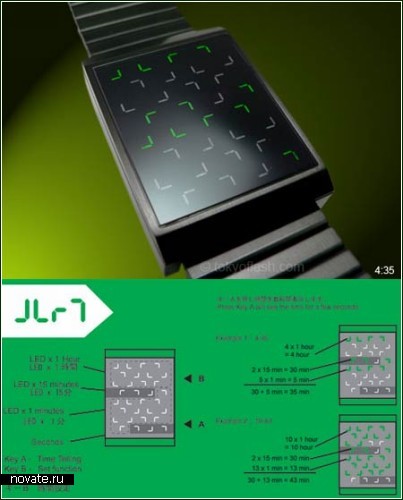 JLr7 - часы-головоломка для неленивых и умных
