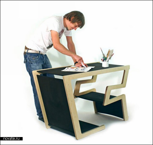 Ecobank. Компактная мебель для учебных классов