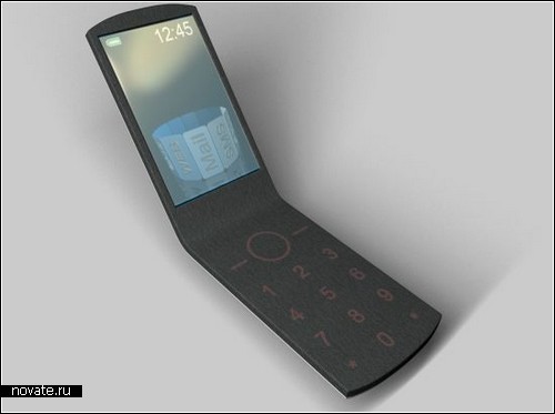 Концептуальный войлочно-кожаный телефон FeutrePhone от дизайнера-разработчика Маттиаса Пагина (Matthias Pugin)