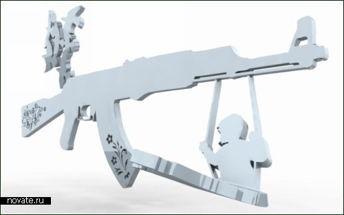 The gun rack organizer - *оружие* для пацифистов