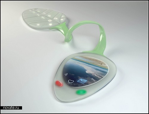 Экологически чистый концепт Leaf Phone от Анастасии Жарковой