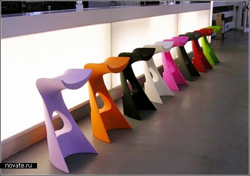 Дизайнерские стулья, табуретки, пуфики. Обзор