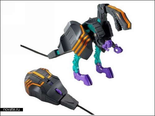 Transforming Laser Mouse. Мышка-игрушка Trypticon от компании Takara