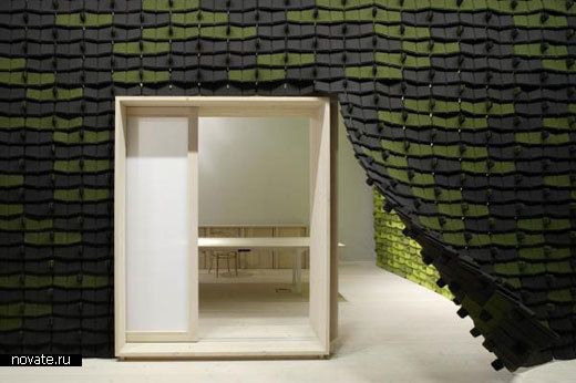 *Текстильные чешуйки* для стен. Дизайнеры Ronan & Erwan Bouroullec