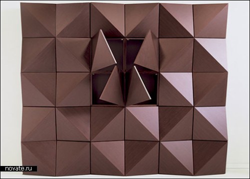 Мебель-оригами, *сложенная* из стали