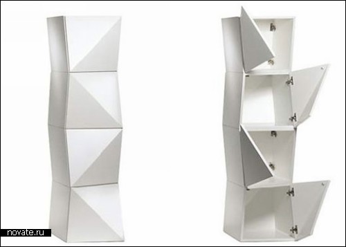 Мебель-оригами, *сложенная* из стали