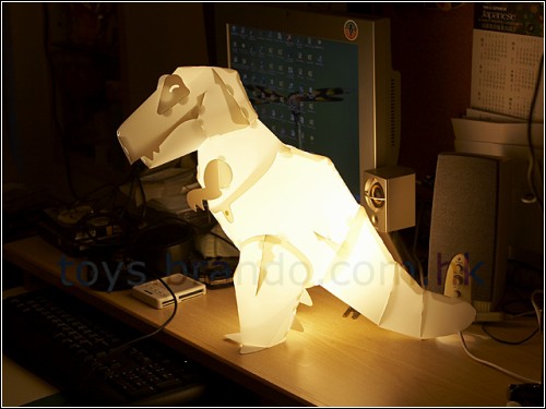 Динозавры-лампочки *Do-it-yourself Dinosaur Lights!* от компании Brando Workshop