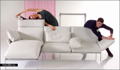 Исключительно пластичный диван Roro 3