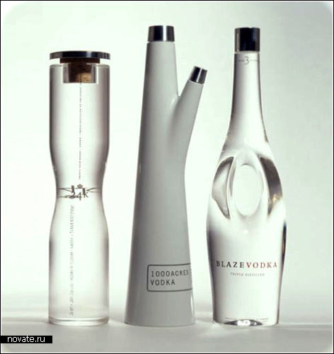 Модный дизайн бутылок для *огненной воды*. Обзор