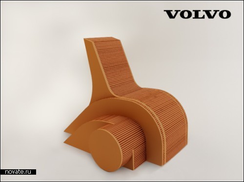 Креативный стул Green Volvo Chair от дизайнера, вдохновленного Volvo С30