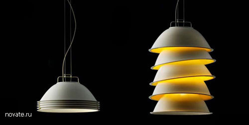 Лампа-тарелка от Axel Schmid