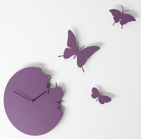 Часы с бабочками  от Pascal Tarabay