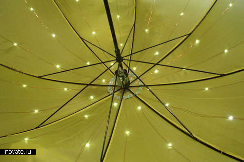 Светящийся в темноте зонтик