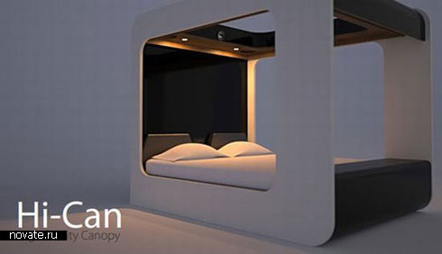 Революционная кровать Hi-Can от Edoardo Carlino