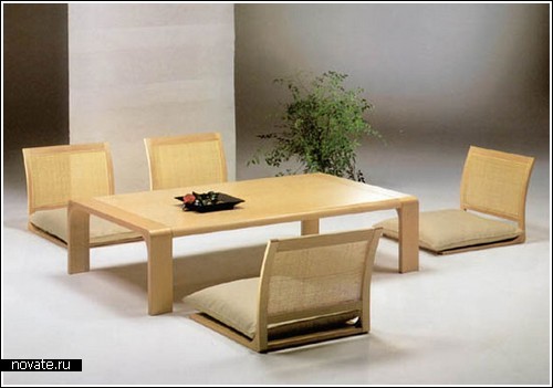 Японский минимализм в мебели