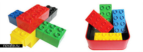 Замазки в виде кубиков Лего