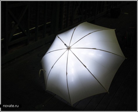 Зонтик, излучающий свет