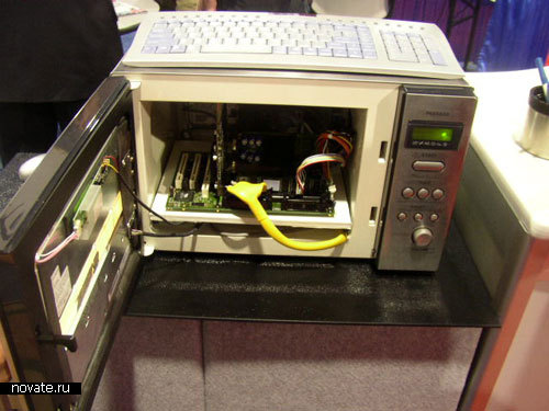 Персональный компьютер в микроволновке