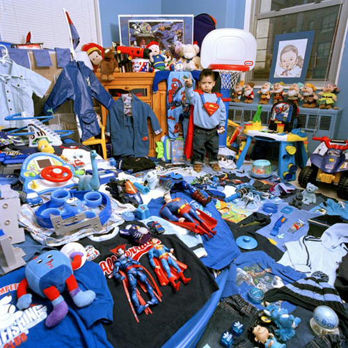Детская комната в голубом стиле