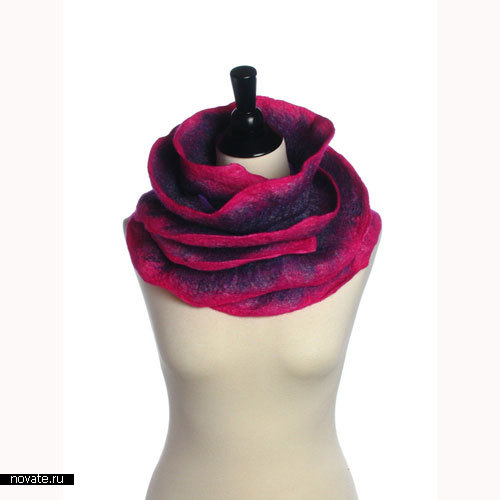«Розовый» шарф