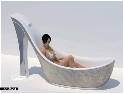 Ванна-туфелька для девушек