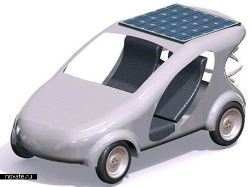 автомобиль на солнечной батарее