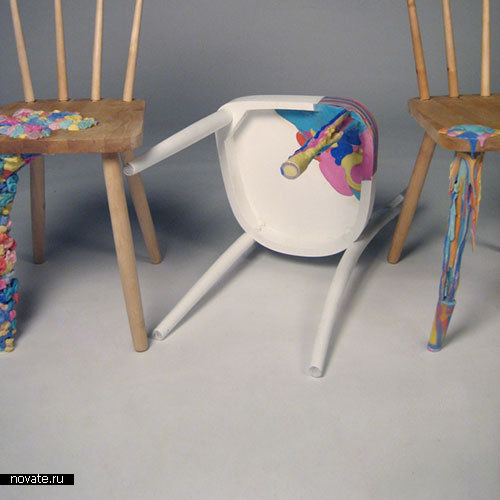 Акварельная мебель от Anna Ter Haar