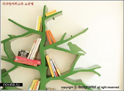 «Книжное» дерево от Shawn Soh