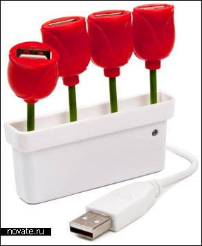 Букет USB-тюльпанов