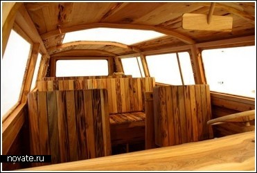 Деревянный автобус Volkswagen