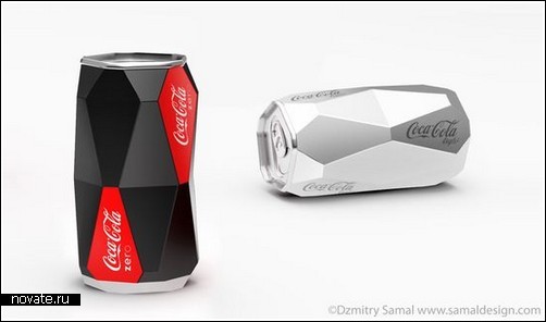 Концепт банки для Coca-Cola