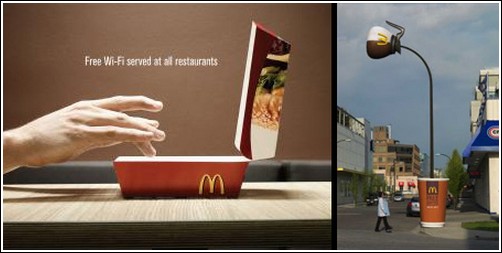 Креативная реклама  McDonald’s