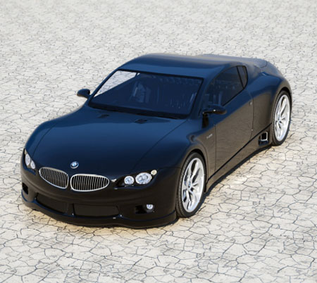 Концепт топового автомобиля BMW M Zero от Маела Оберкампфа