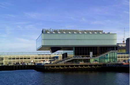 Здание музея современного искусства в Бостоне