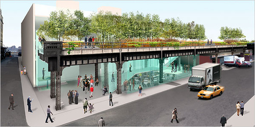 Проект улицы High Line в Нью-Йорке