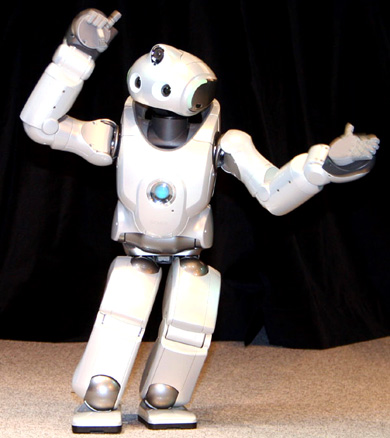 QRIO  танцующий робот