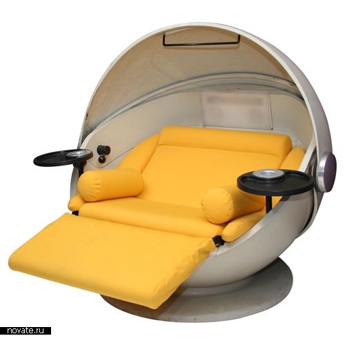 Кресло Sunball из полусфер для отдыха на даче