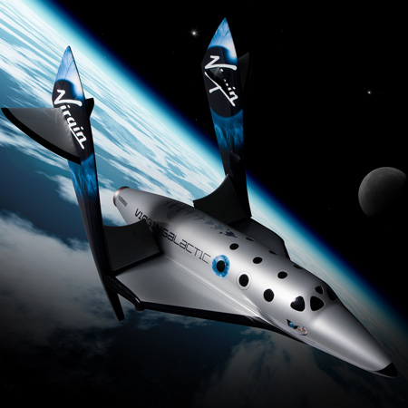 Частный туристический космический корабль SpaceShipTwo