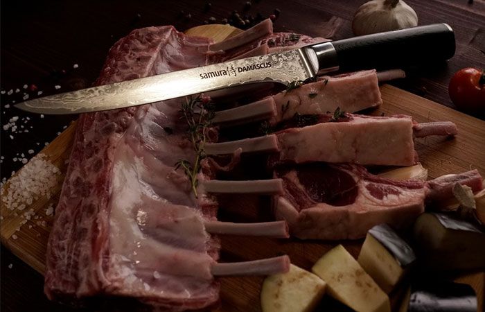 Кухонный нож Samura Damascus.