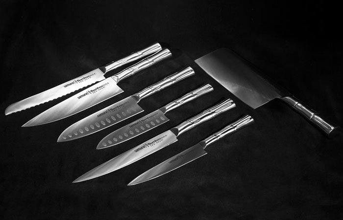 Набор кухонных ножей Samura Bamboo.